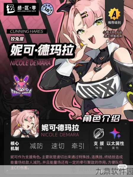 绝区零妮可角色深度解析,魅力与实力并存的新星
