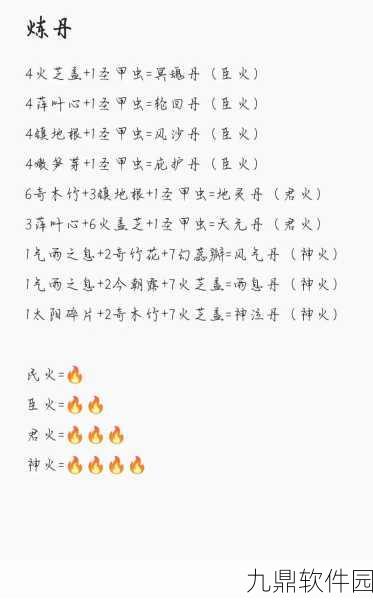 斗破苍穹手游炼药全攻略，解锁炼药之道，成就丹道大师