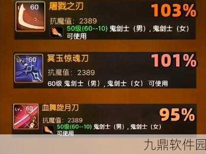 DNF手游剑宗毕业装备新选择,幽魂套是否登顶?