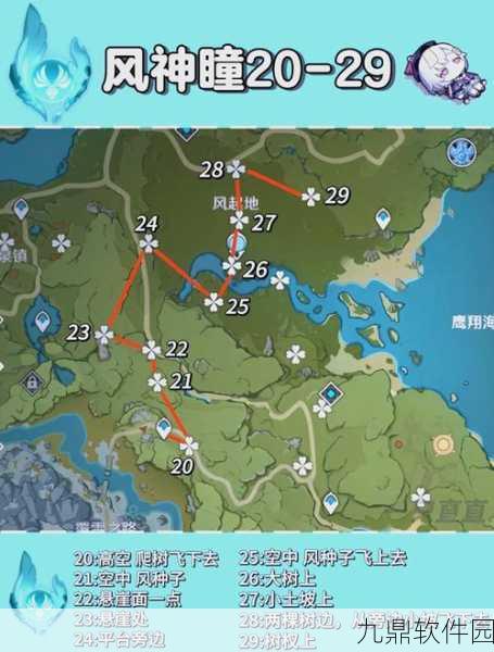 原神风神瞳全攻略,位置揭秘与获取技巧