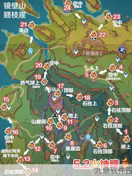 原神马尾采集位置全攻略，详细指南助你轻松收集