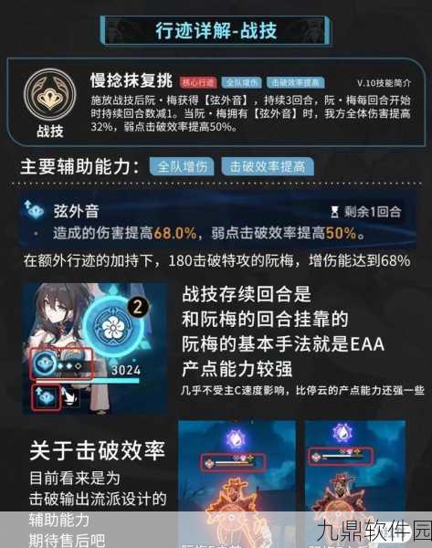 崩坏,星穹铁道阮梅增益与充能机制深度解析