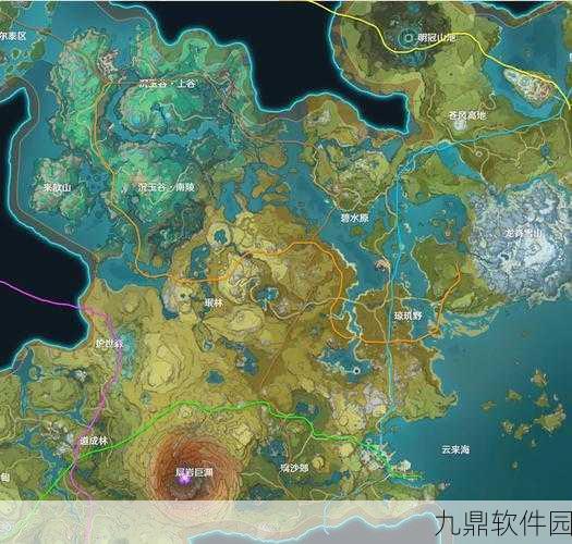 原神探险宝典，物资采集点全攻略，助你畅游提瓦特