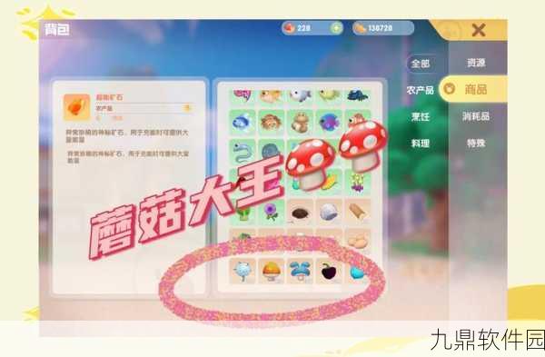 摩尔庄园手游新手指南,传送蘑菇标记放置全攻略