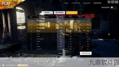 绝地求生大逃杀亚洲服务器玩家构成揭秘