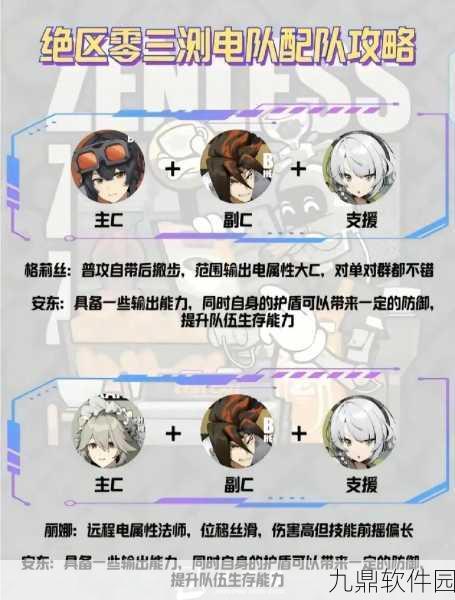 手游资讯，绝区零最强电系队伍搭配攻略，打造无敌战斗组合