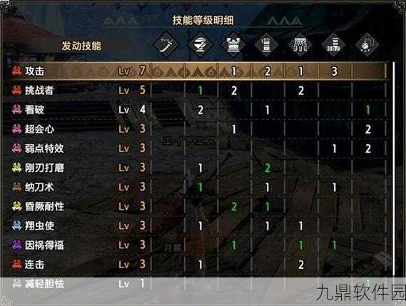 怪物猎人崛起曙光太刀高输出配装及技能选择全攻略