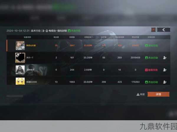 暗区突围一局究竟汇聚了多少精英玩家?深入解析游戏对战规模