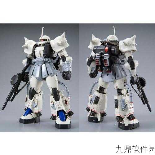 万代MG松永真专用机扎古Ⅱ白狼限定版模型玩具登陆手游机甲战纪