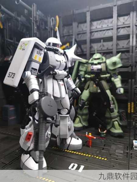 万代MG松永真专用机扎古Ⅱ白狼限定版模型玩具登陆手游机甲战纪