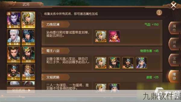 三国如龙传辅助型武将深度解析与使用心得推荐