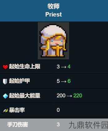 元气骑士牧师三技能深度剖析，治愈与战斗的双重艺术