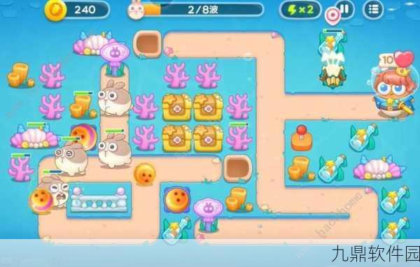 保卫萝卜4手游资讯，揭秘海的闺女第3关通关攻略