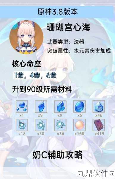 原神珊瑚宫心海深度解析与一图流培养攻略大揭秘