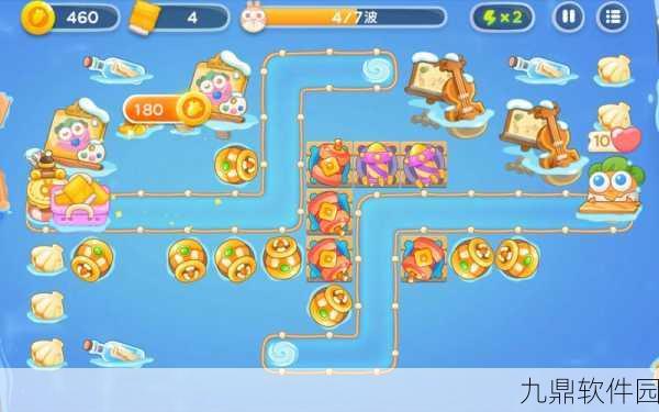 保卫萝卜4暖暖汤泉第14关无伤通关秘籍大公开