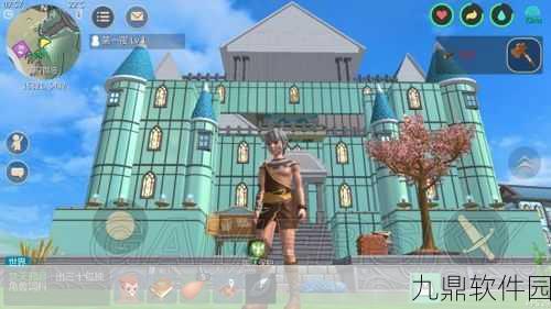 手游资讯，揭秘创造与魔法海边城堡设计图纸，详解海上房子建造技巧