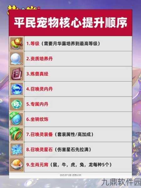 梦幻西游手游,三大类血宠纹饰属性选择全解析