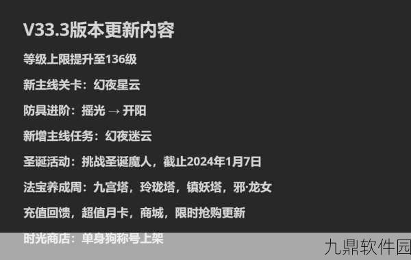 资讯类型，新游戏发布