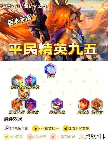 手游资讯,深度解析金铲铲之战九五至尊阵容玩法攻略