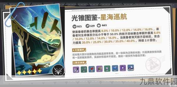 崩坏星穹铁道全角色光锥深度解析与精选推荐手册