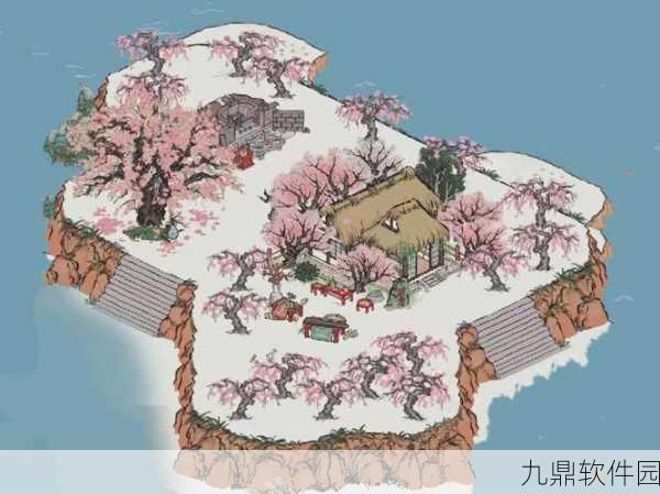 江南百景图桃花坞巨石分布全揭秘,探寻绝美秘境的奇幻之旅