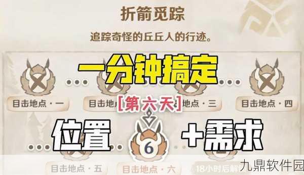 原神折箭觅踪第一天任务全攻略，探索奇怪丘丘人的神秘踪迹
