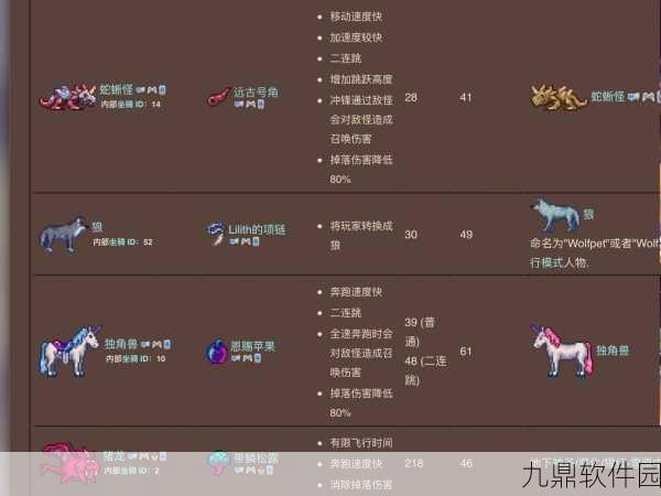 泰拉瑞亚驯鹿坐骑，速度与美貌并存的探险伙伴