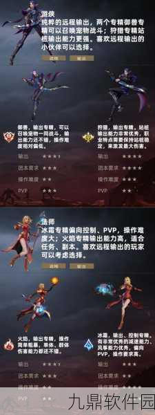 热血回归,探秘最强职业 职业强度全解析