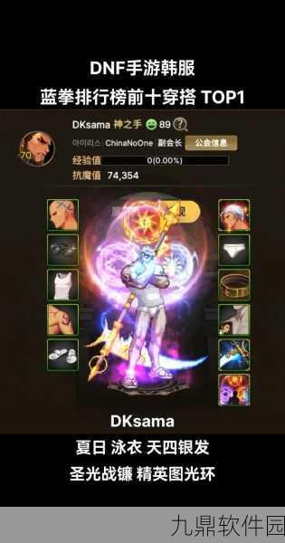DNF手游蓝拳黑鸦之境神话装备毕业排行揭晓