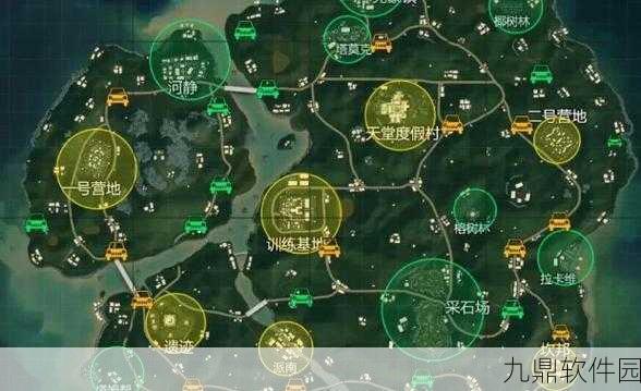 和平精英海岛地图矩阵工厂白色吉普车位置揭秘