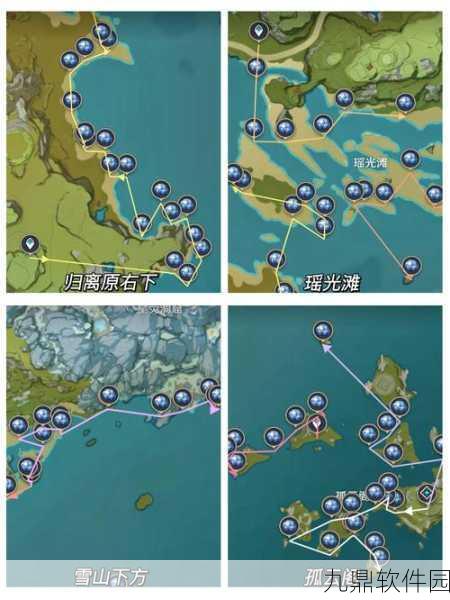 原神错位的海螺位置揭秘，探索隐藏宝藏的奇幻之旅