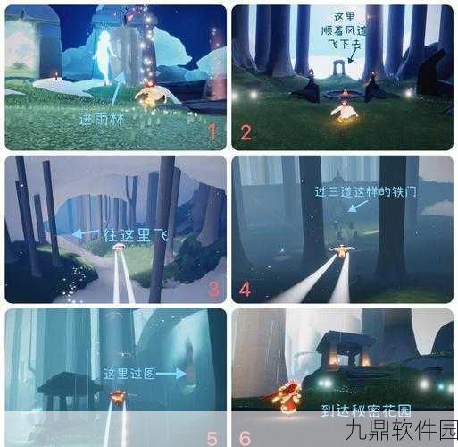 光遇雨林地图小树苗生长点全揭秘,探索与成长的奇妙之旅