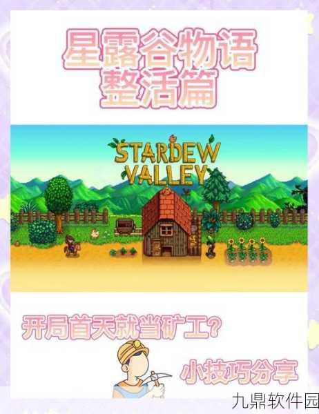 星露谷物语矿工玩法深度技巧解析,挖掘无尽财富,探索地下奥秘