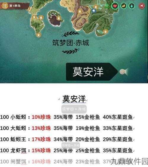手游资讯，探索神秘海域，创造与魔法钓鱼地点与概率全解析