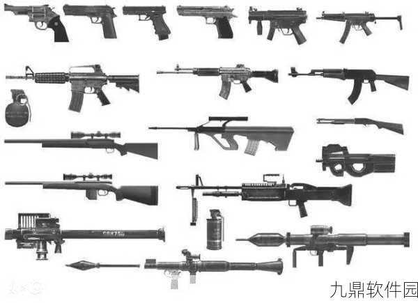 绝地求生大逃杀手游全枪械深度解析，武器类型与特性一览